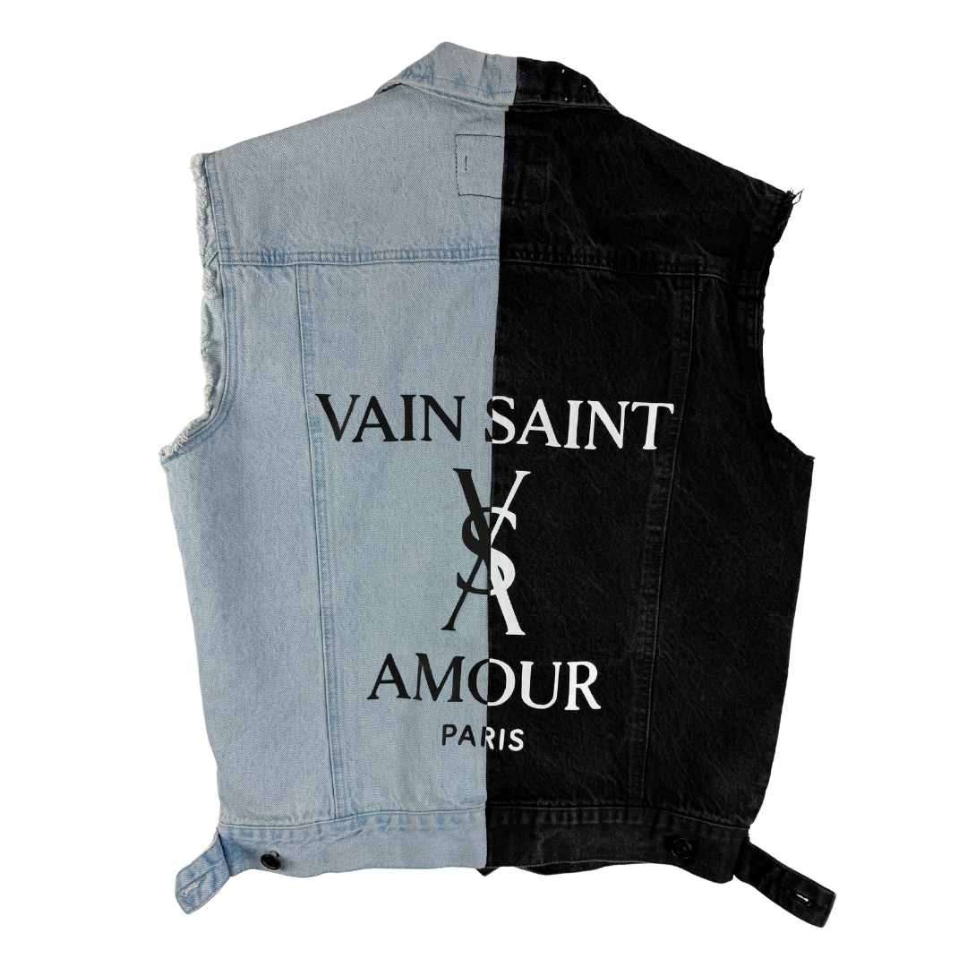 VSA Split Denim Vest