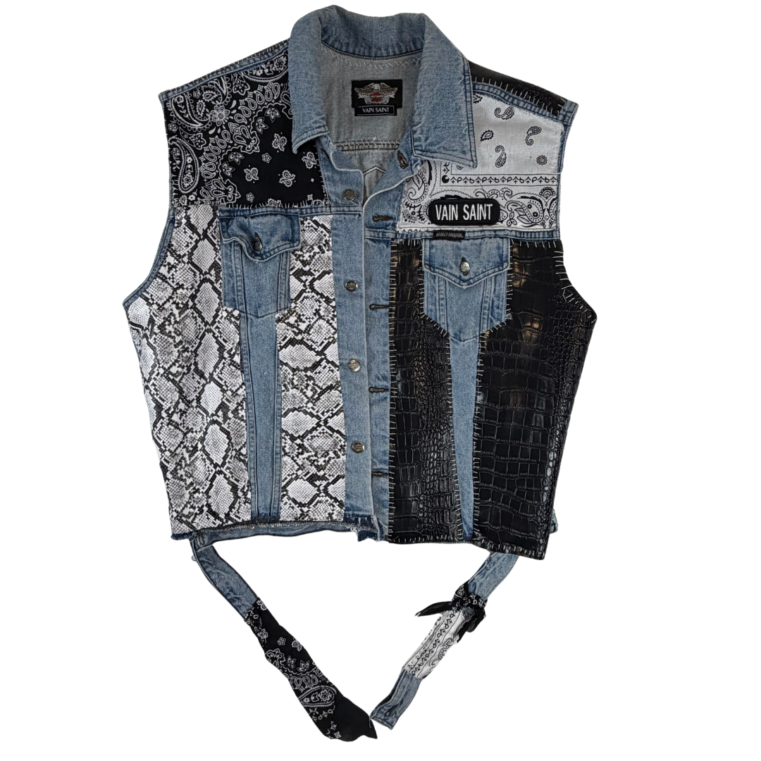 Custom Harley Davidson Vain Saint Cut Off