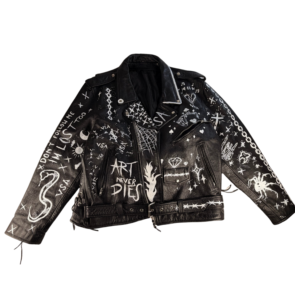 Vain Saint Raise Hell Leather Jacket