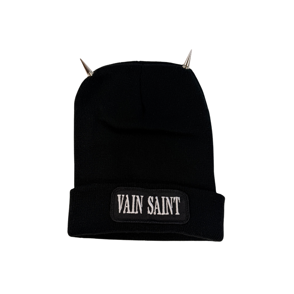 Vain Saint Horn Studded Beanie