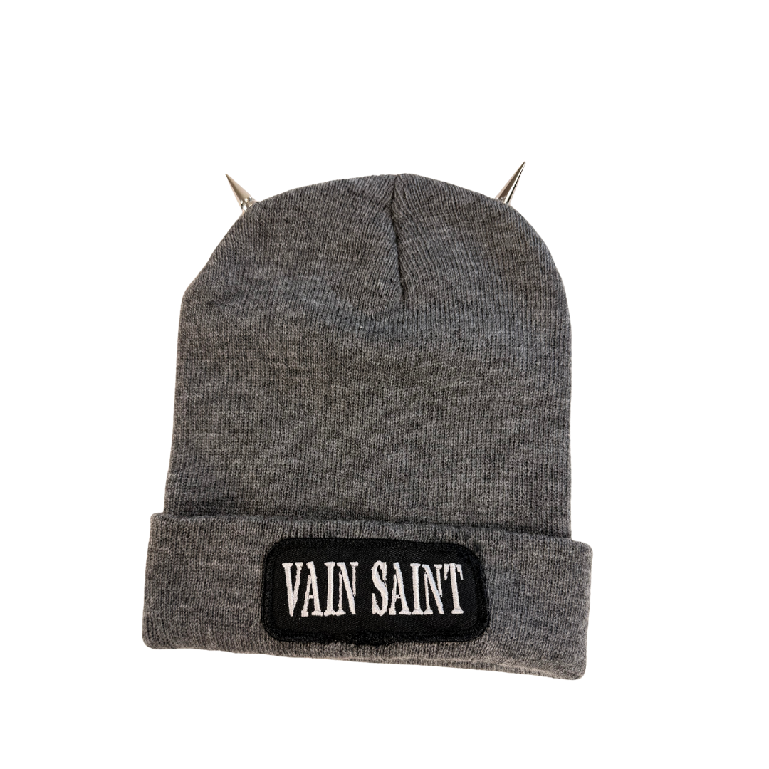 Vain Saint Horn Studded Beanie