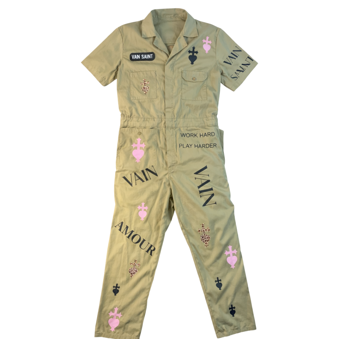 The “Work Hard / Sin Hard” One-of-One Jumpsuit