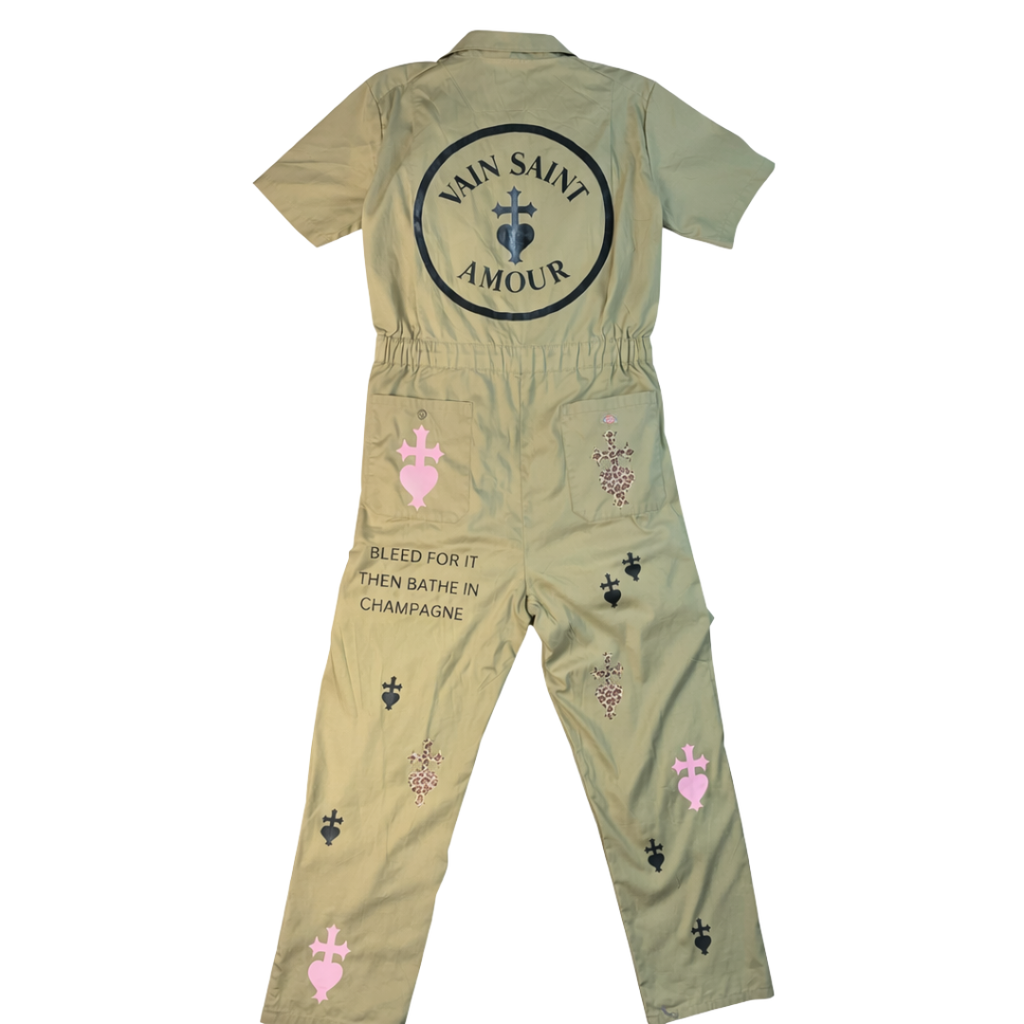 The “Work Hard / Sin Hard” One-of-One Jumpsuit