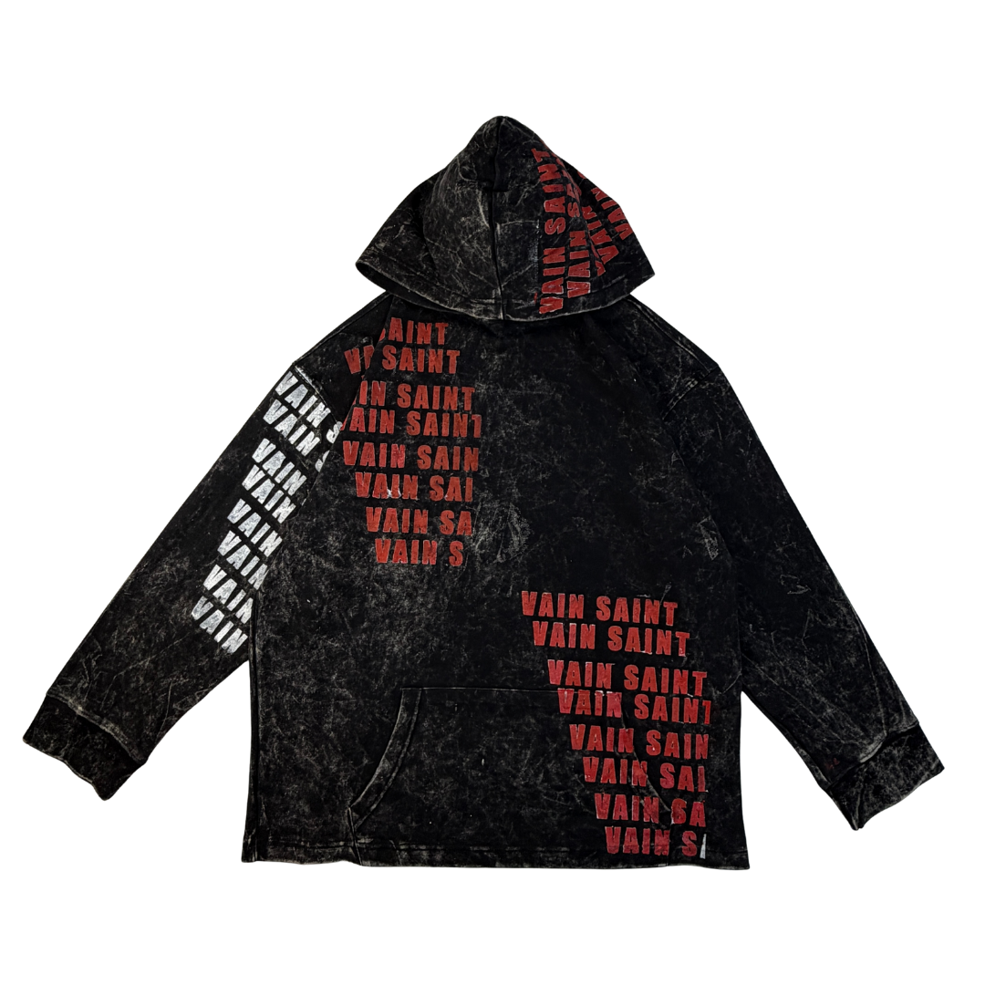 REPEAT OFFENDER ACID-WASH MANTRA HOODIE