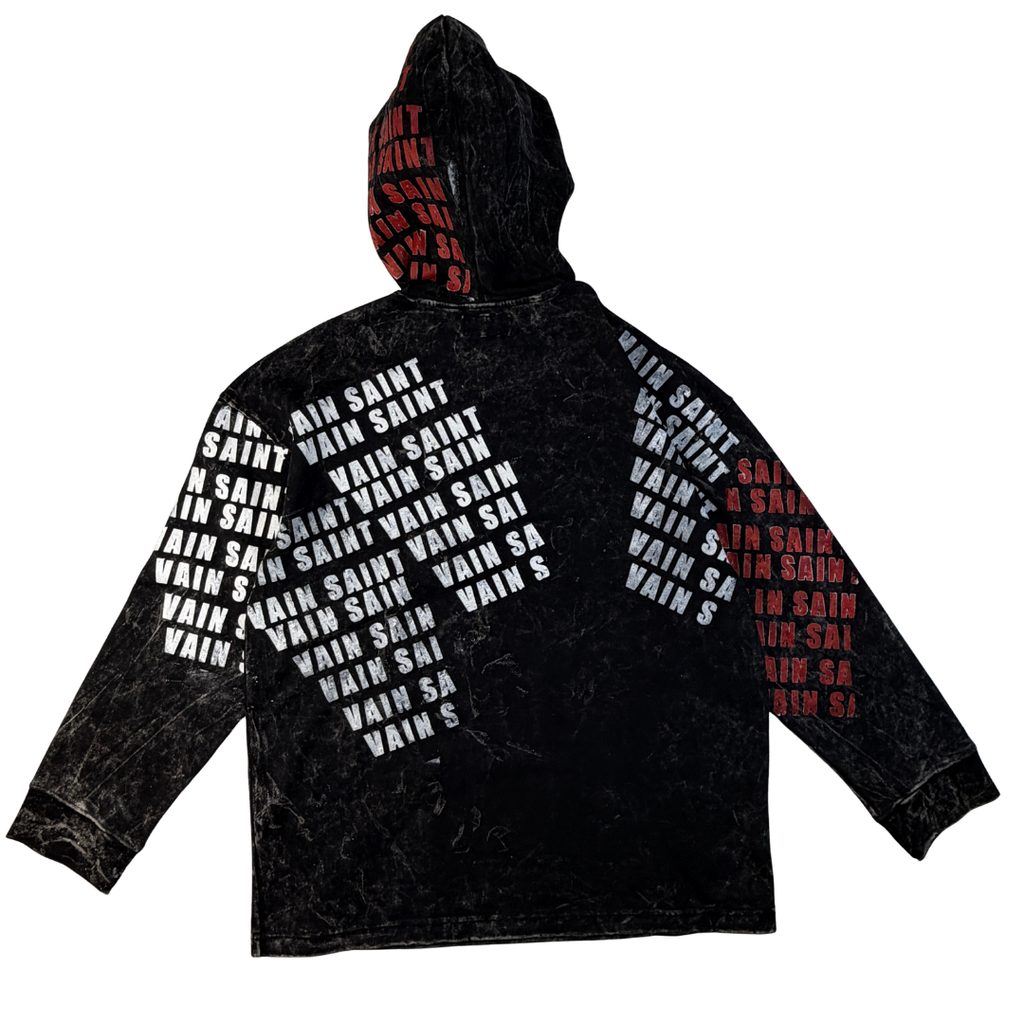 REPEAT OFFENDER ACID-WASH MANTRA HOODIE