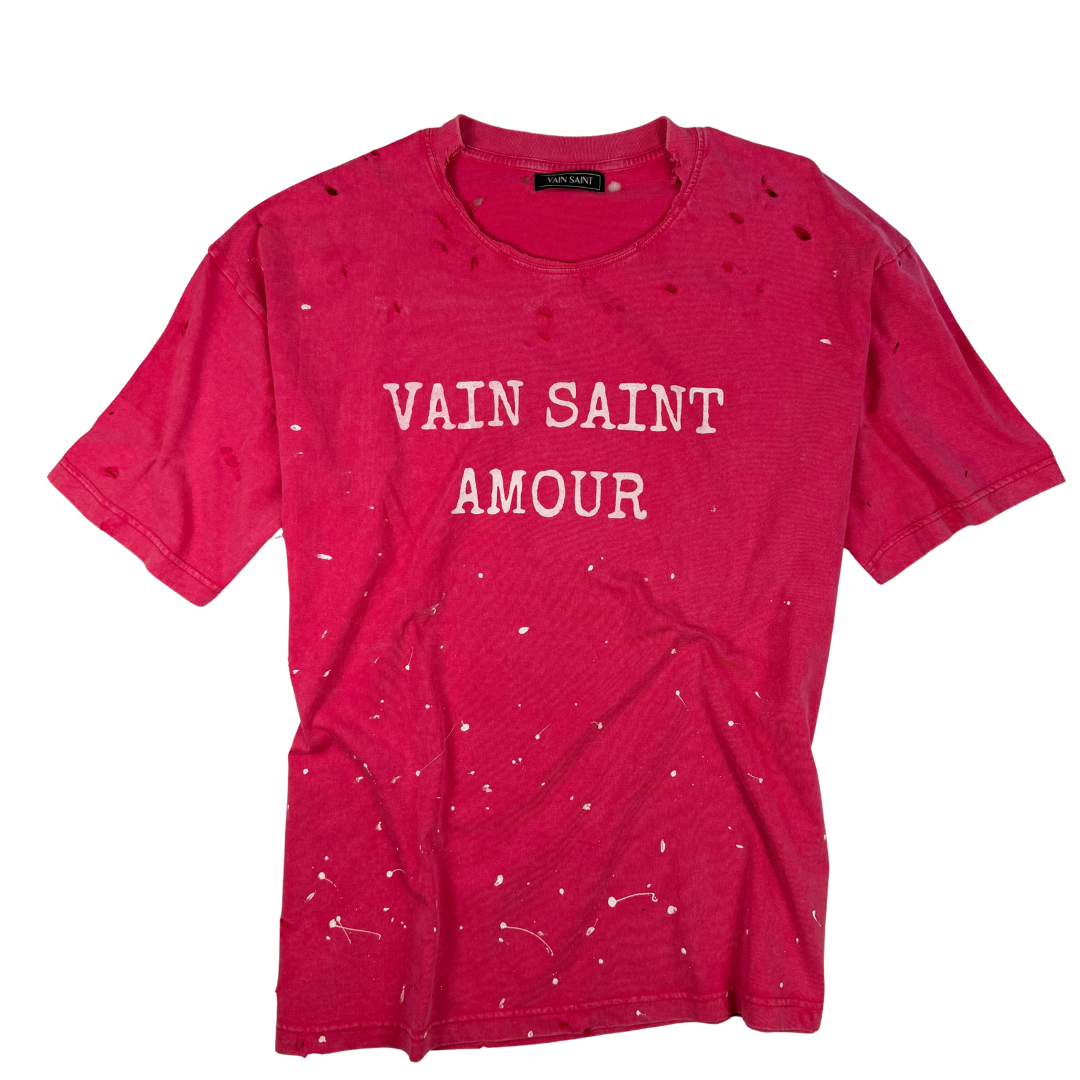 Painted Vain Saint Amour Distressed Tee