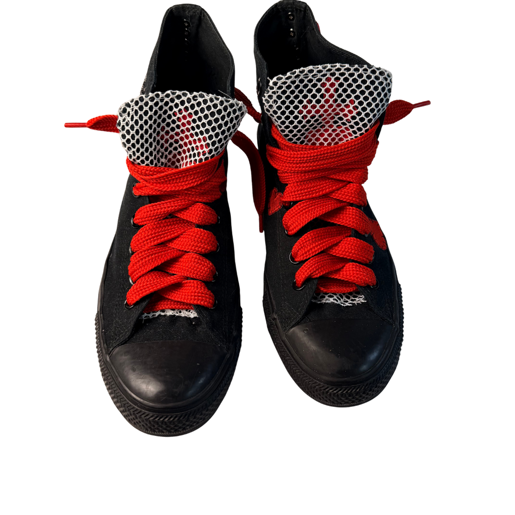 BLEEDING DEVOTION CUSTOM HIGH-TOPS