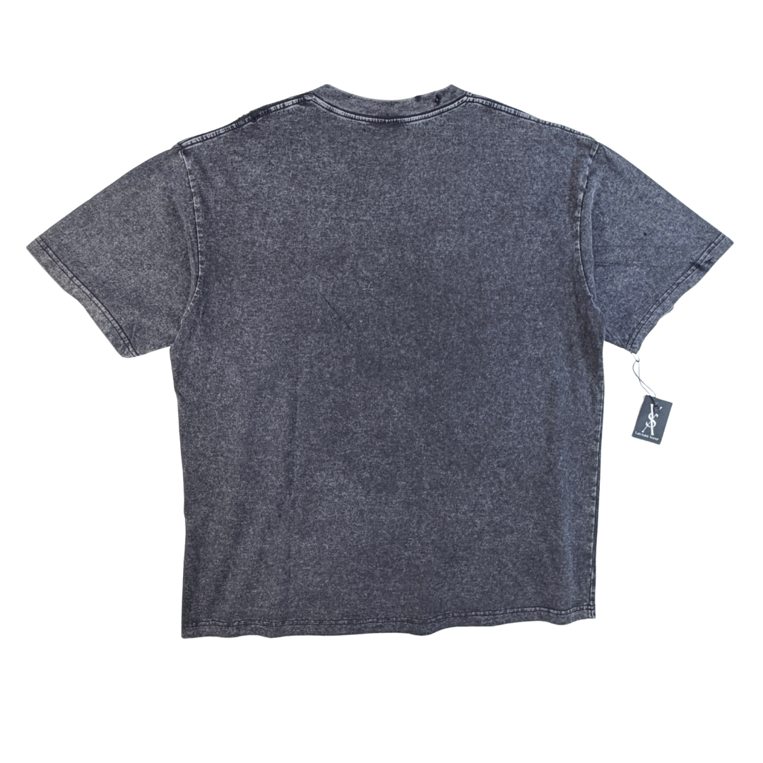 Distressed Brush Logo Tee