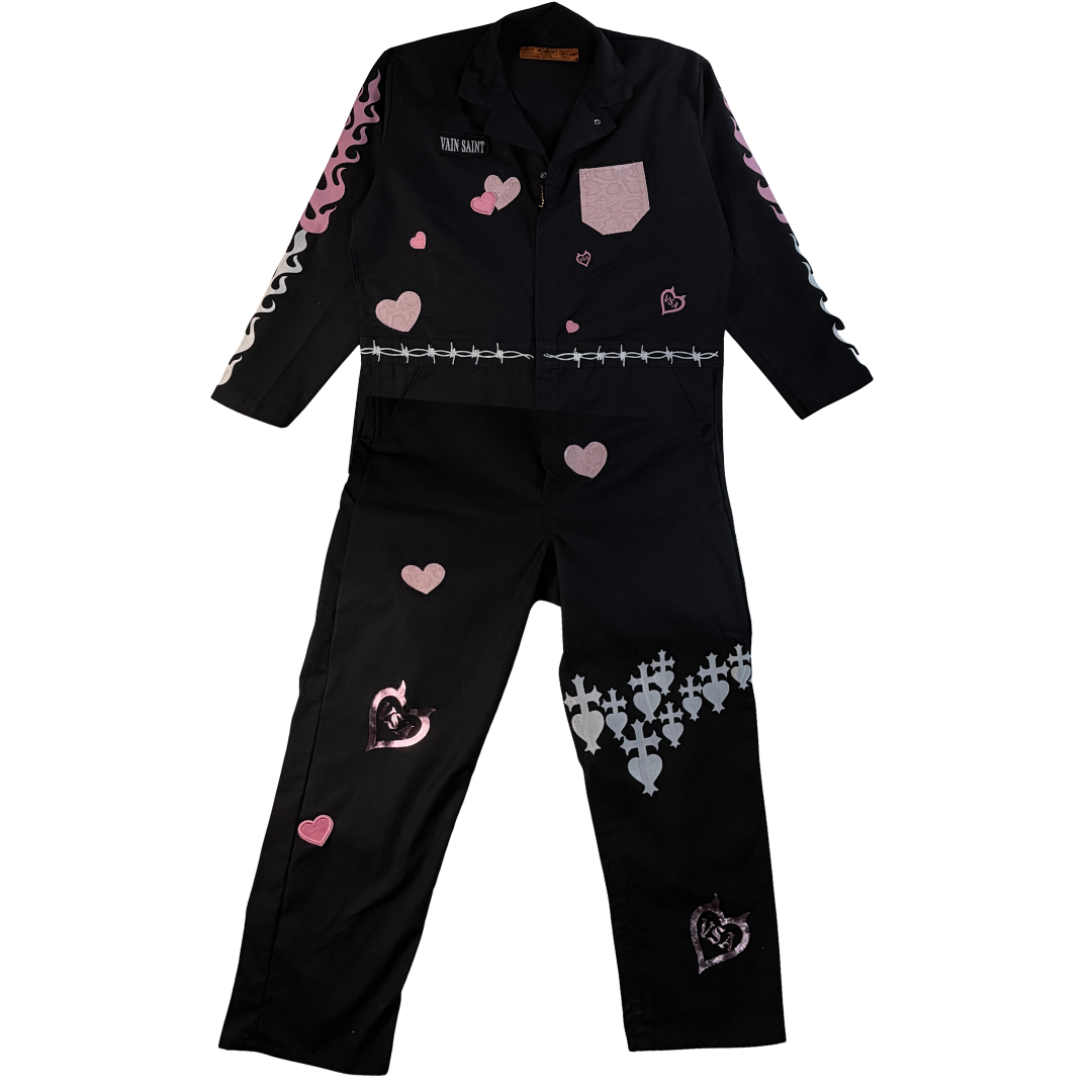“Barbed Hearts” One-of-One Jumpsuit