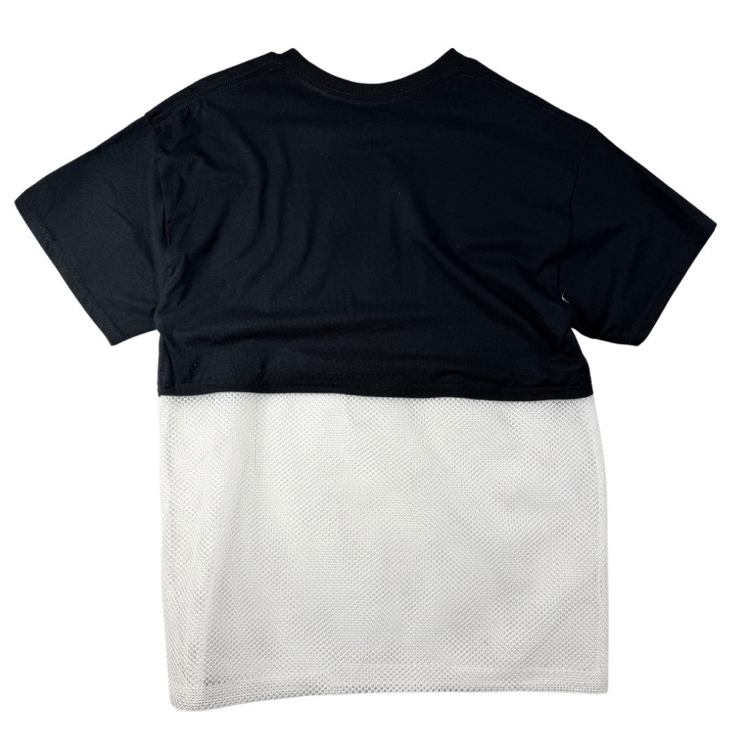 PROPERTY OF VAIN SAINT AMOUR CROPPED MESH TEE