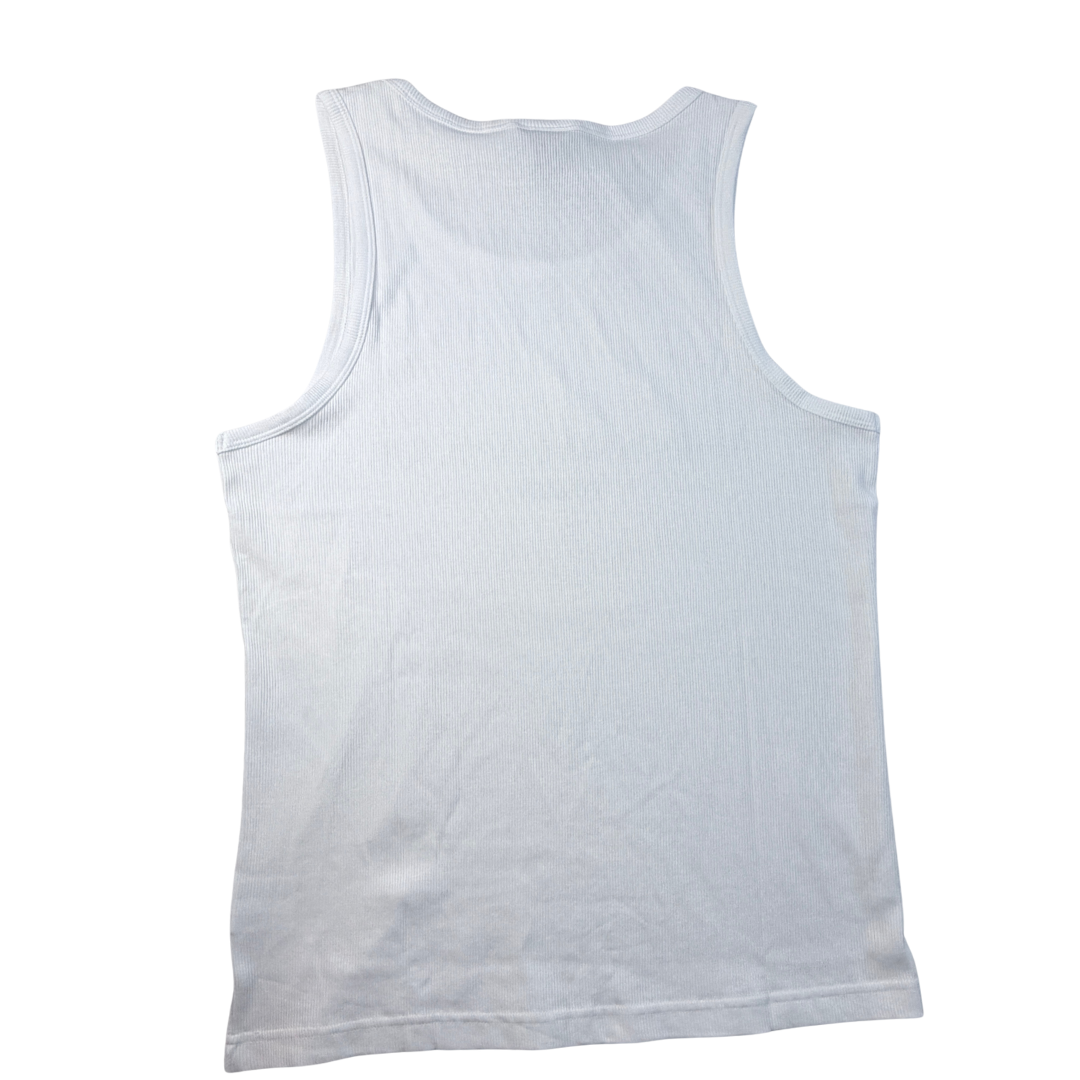 VAIN SAINT AMOUR RIBBED TANK - white