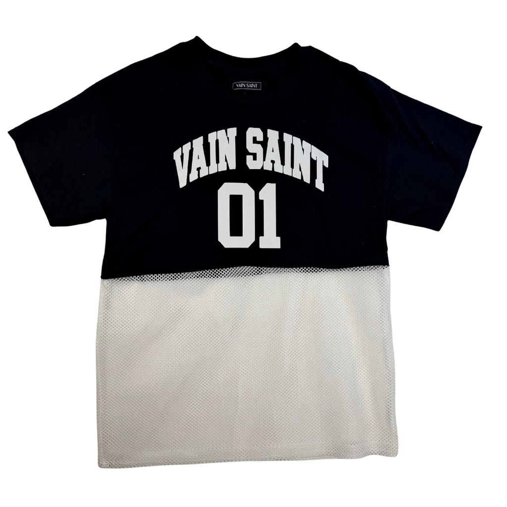 Vain Saint 01 Mesh Cropped Tee