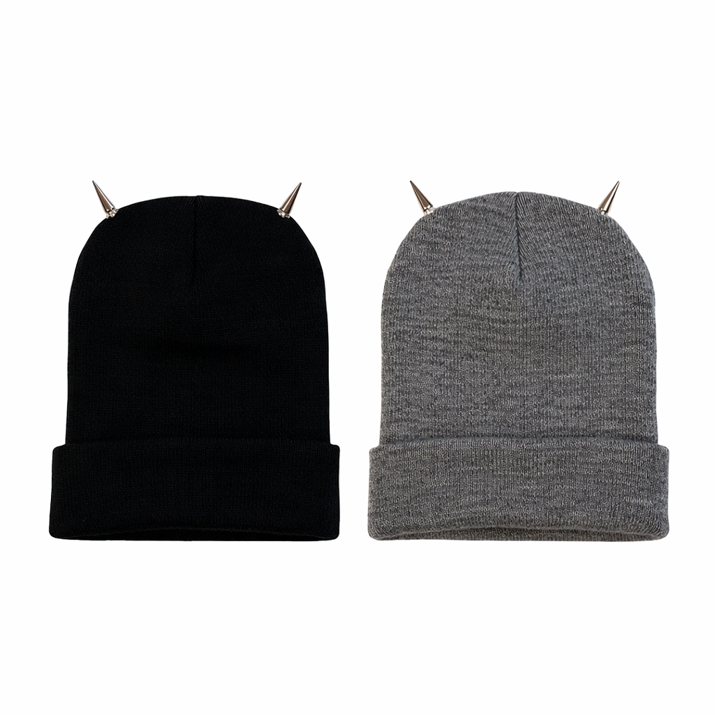 Vain Saint Horn Studded Beanie