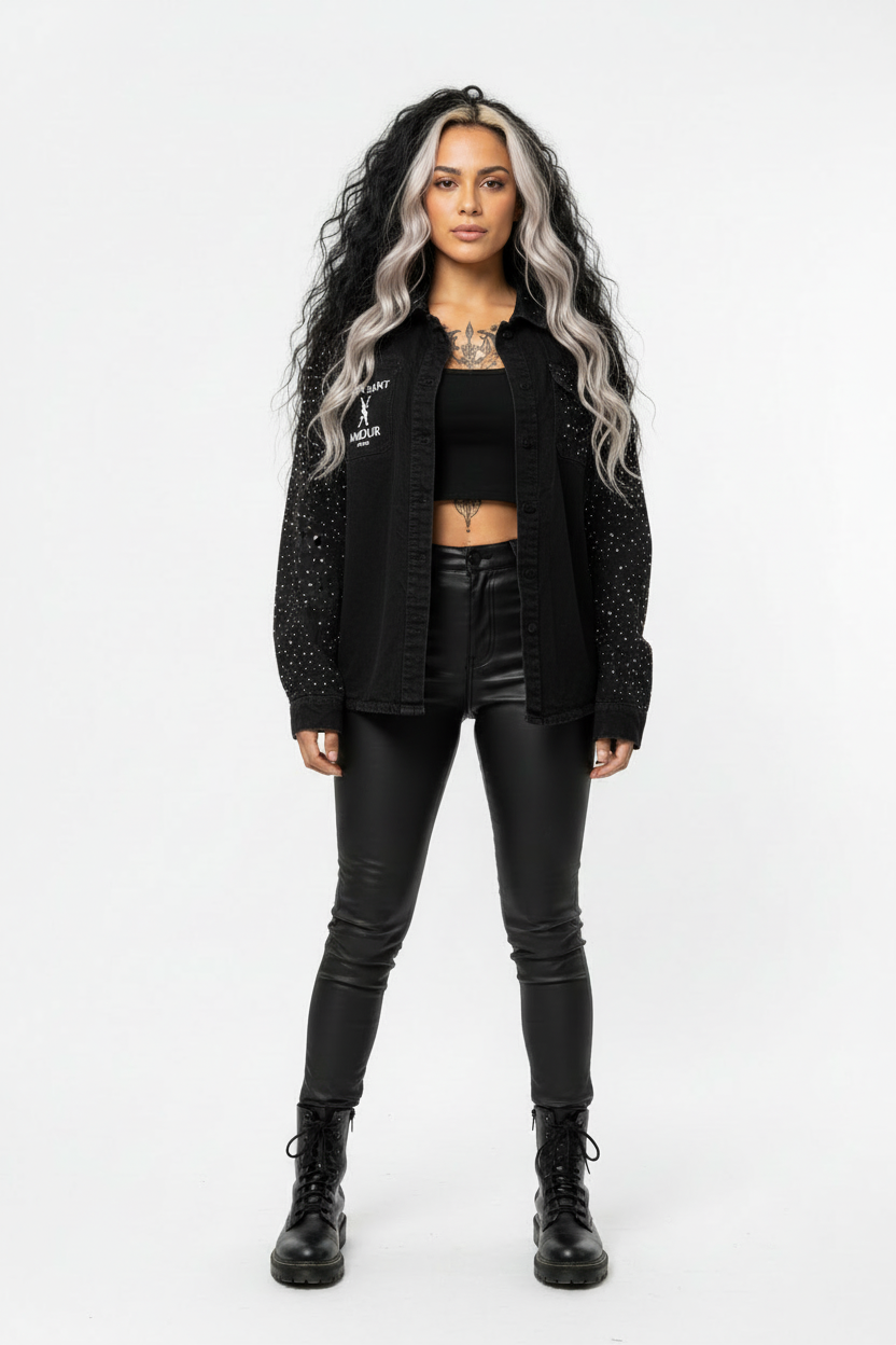 Star-Dust Shirt Jacket