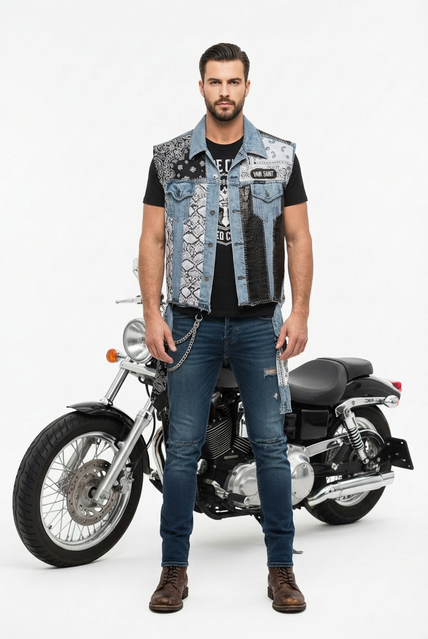 Custom Harley Davidson Vain Saint Cut Off