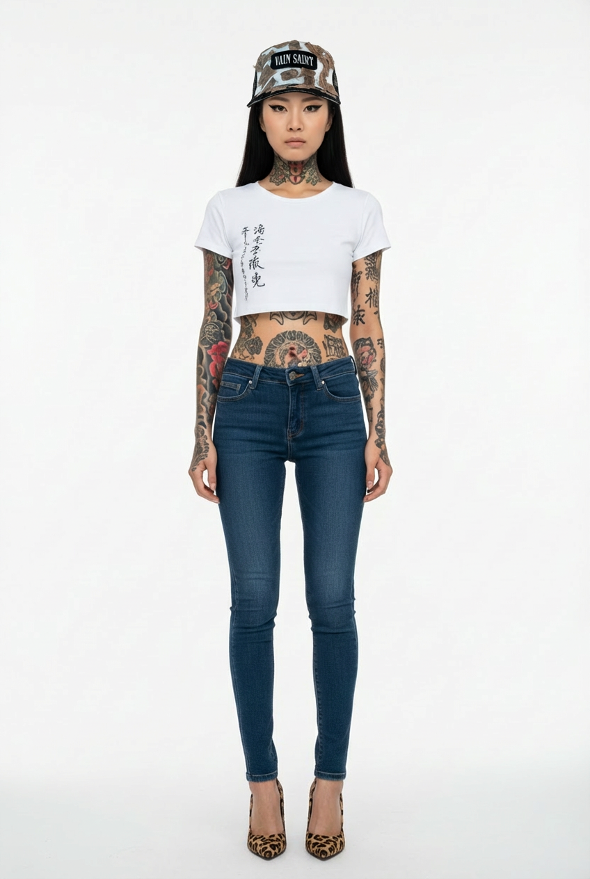 “Apex Sinner” Cropped Trucker