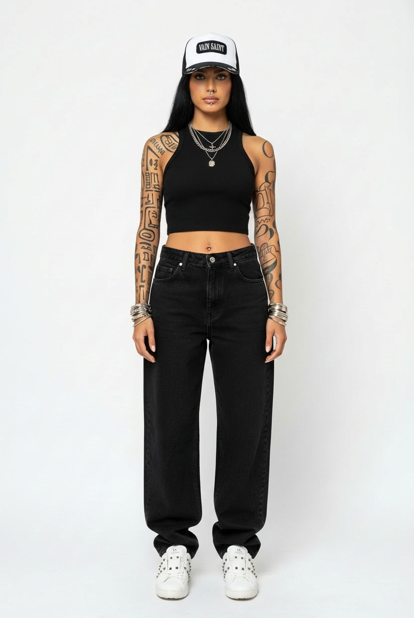 Iron Halo cropped Trucker Hat