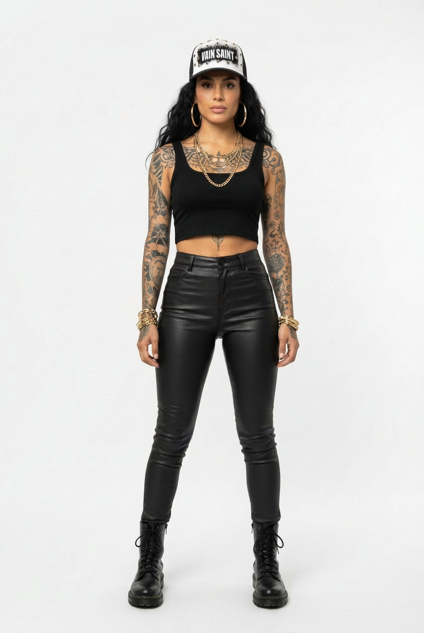 Black Jewel Vain Saint Hat