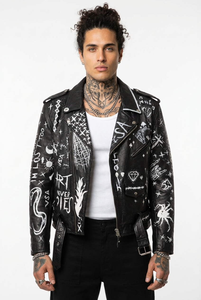 Vain Saint Raise Hell Leather Jacket