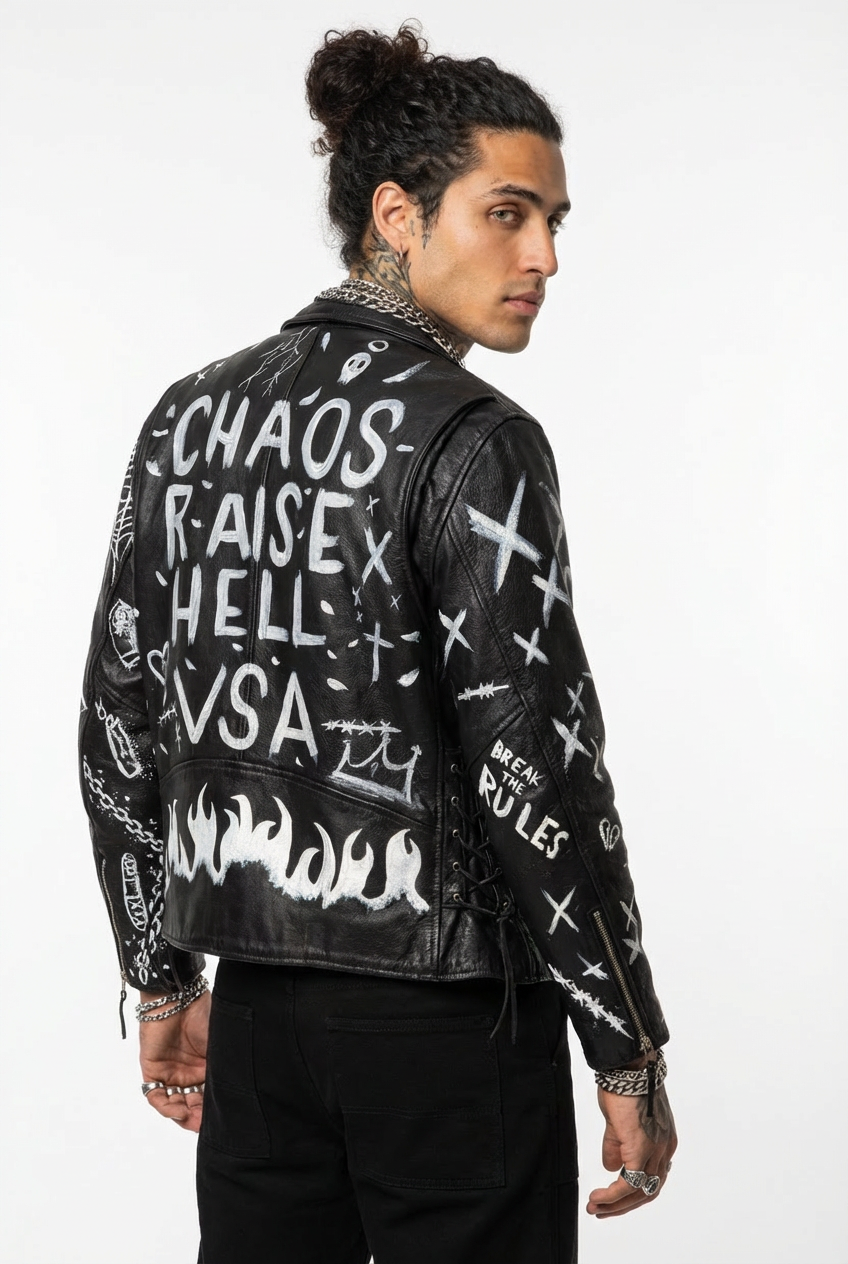 Vain Saint Raise Hell Leather Jacket