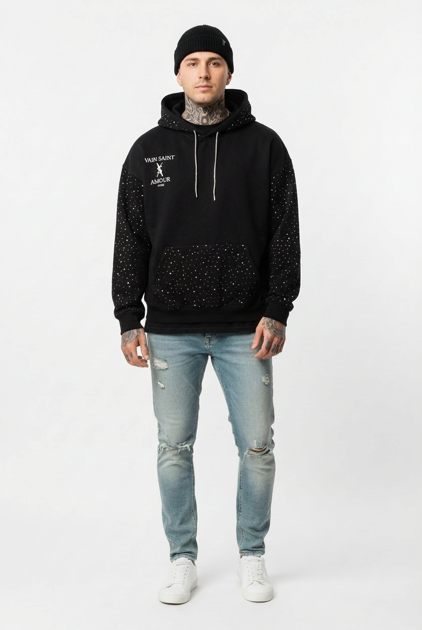 The Vain Saint Black Halo Hoodie